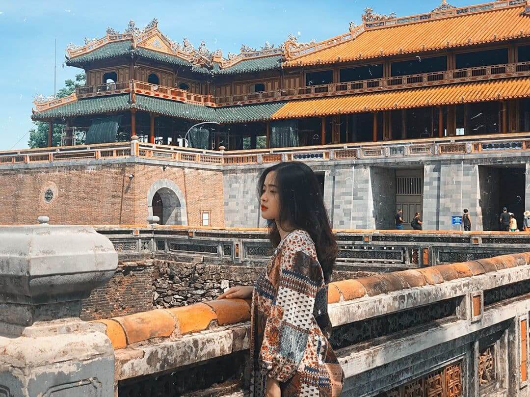 Cổng Ngọ Môn cổng chính dẫn vào Đại Nội Huế