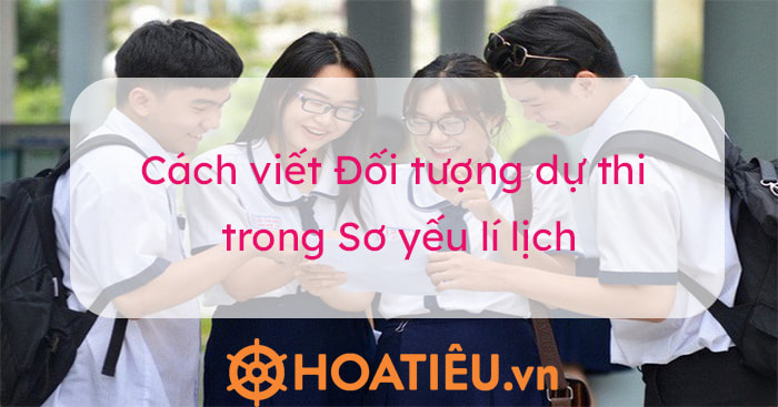Bìa hồ sơ sơ yếu lý lịch học sinh, sinh viên