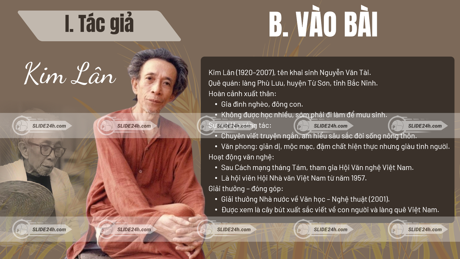 Tác giả Kim Lân
