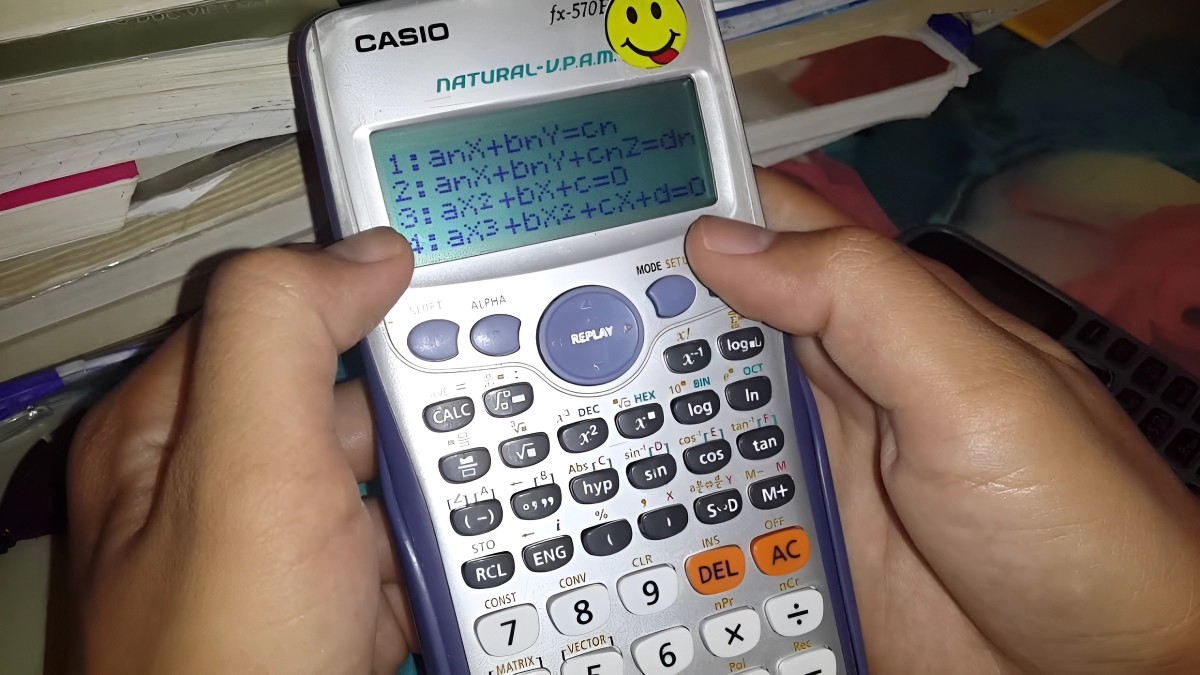 Cách bấm bất phương trình trên máy tính Casio 570VN Plus