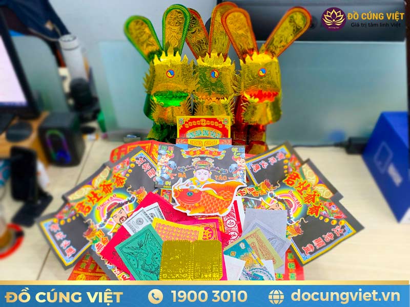 Bộ giấy đồ cúng đưa ông Táo 23 tháng Chạp