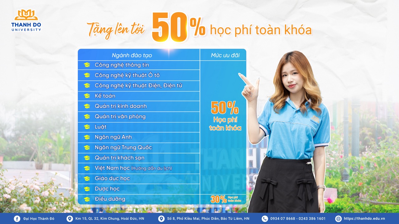 hoc phi dai hoc thanh do