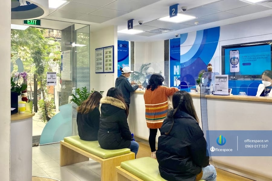 sảnh tòa nhà 29 huỳnh thúc kháng officespace