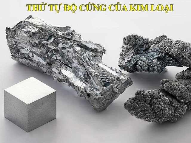 thứ tự độ cứng của kim loại