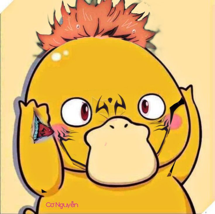 Ảnh chế vịt vàng anime