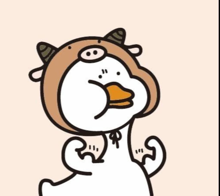 Ảnh vịt meme trắng khoe cơ bắp