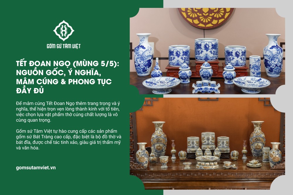 san pham gom su tam viet tet doan ngo