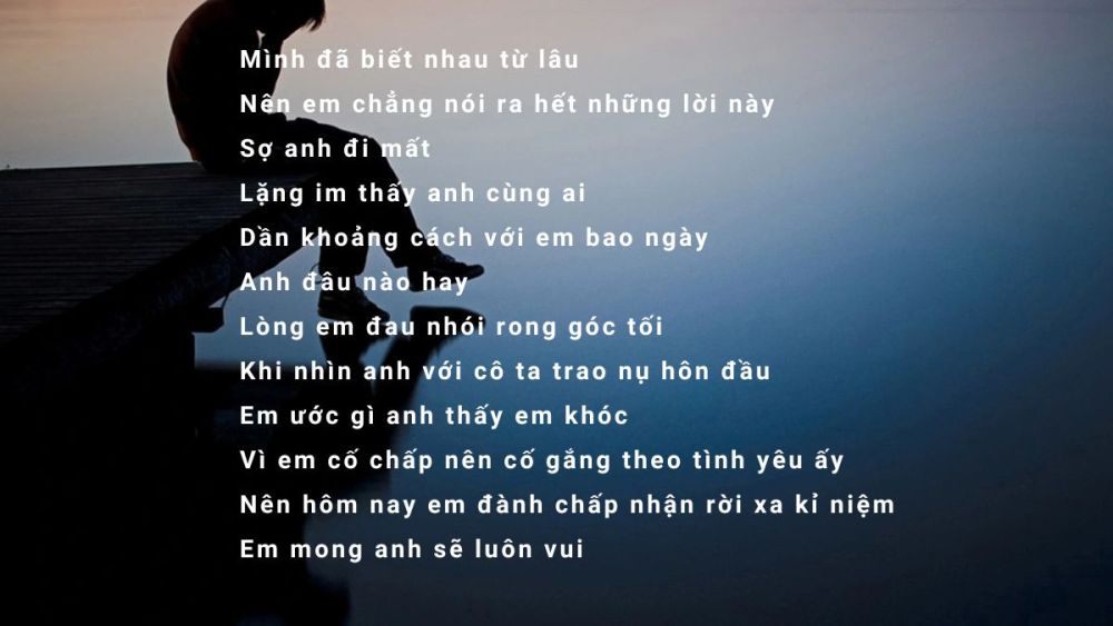những bài hát buồn về cuộc sống