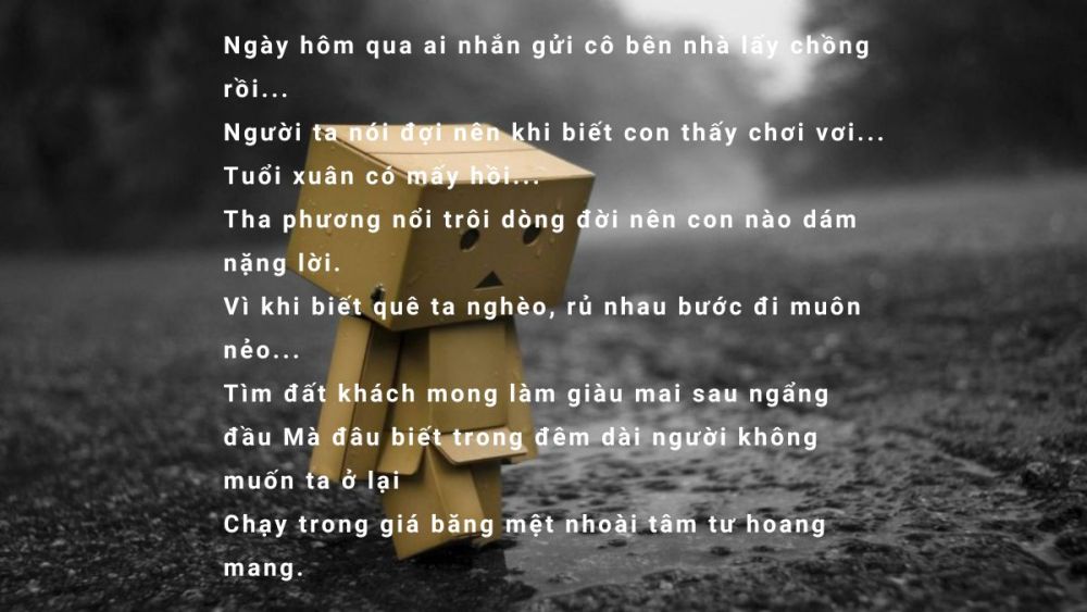 những bài hát buồn về cuộc sống