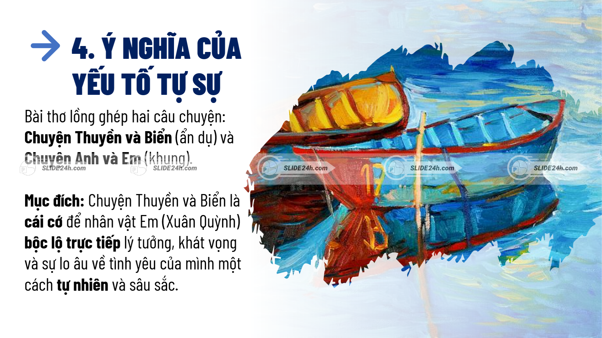 Ý nghĩa của yếu tố tự sự trong bài thơ