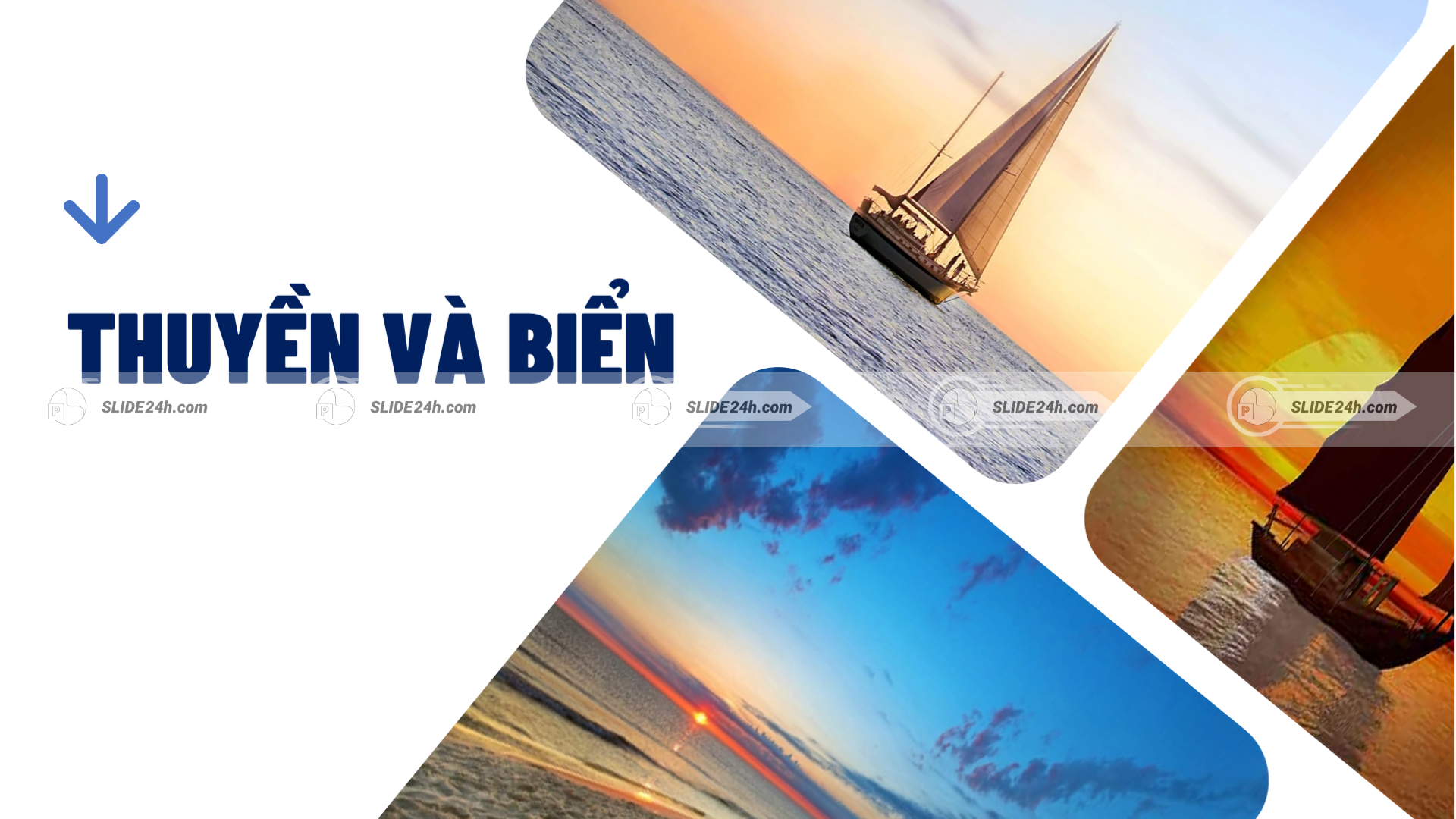 Slide Thuyền Và Biển