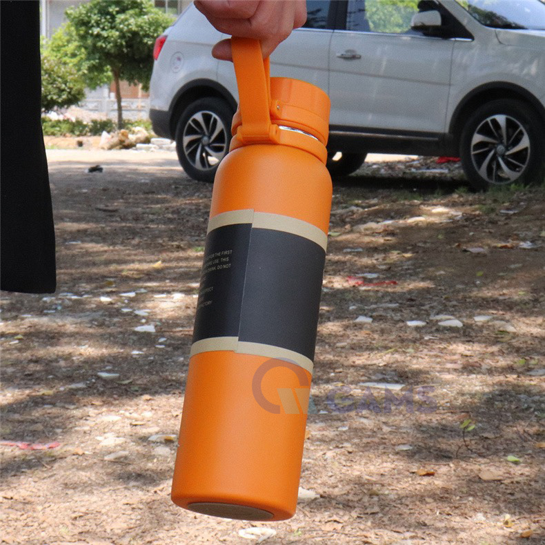 Bình giữ nhiệt có quai xách silicone 1,1lit