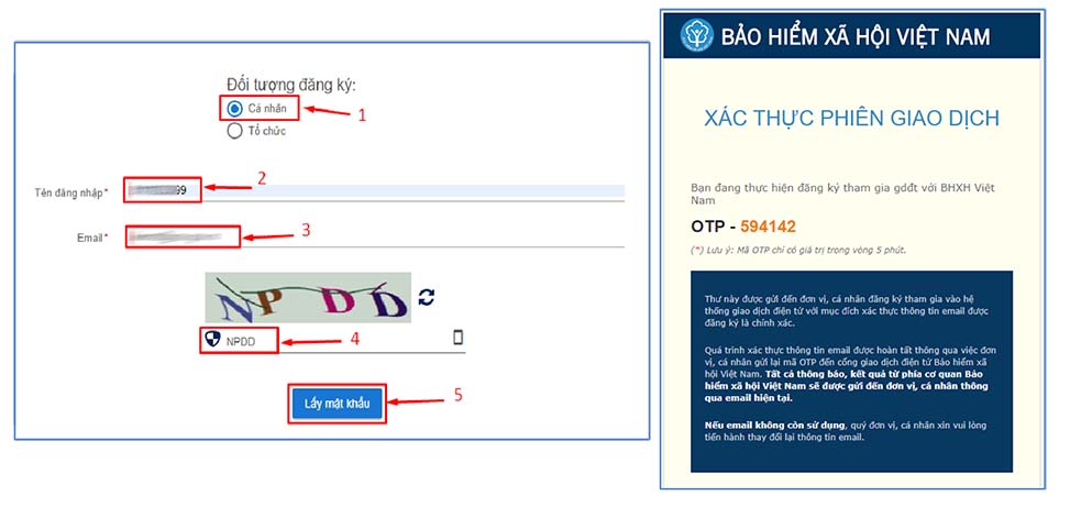 vssid quên mật khẩu