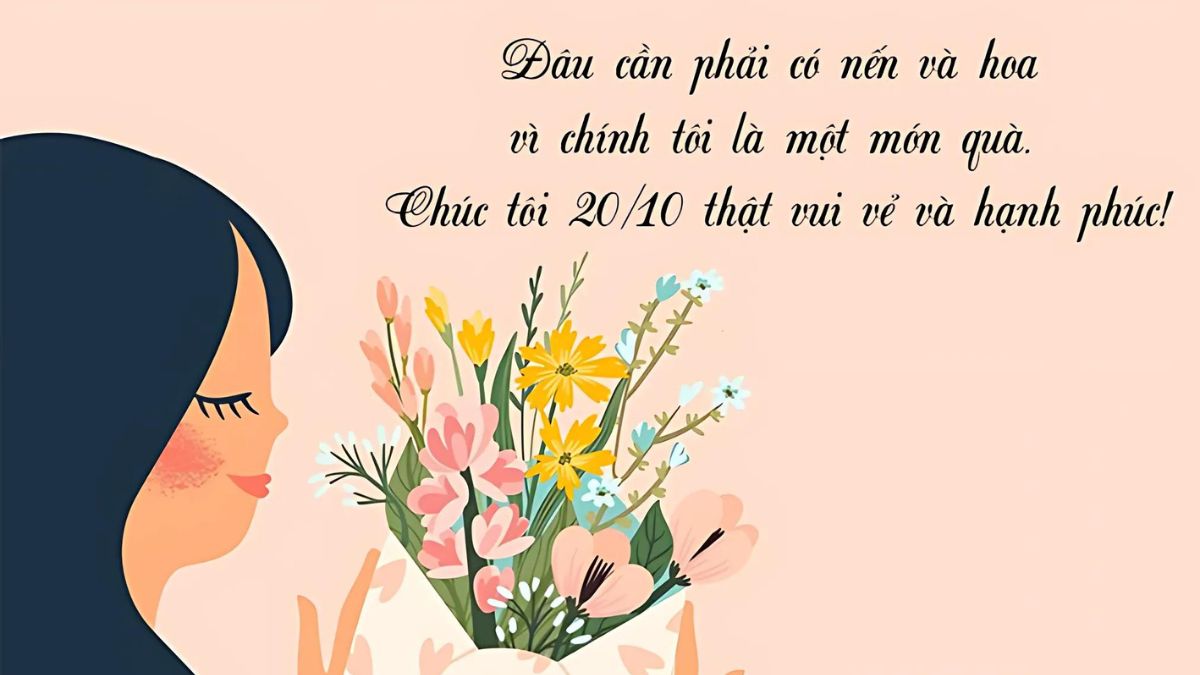 stt 20/10 tặng bản thân