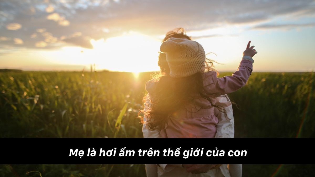 Stt chúc mẹ 20/10 hài hước, ý nghĩa để đăng ảnh, story