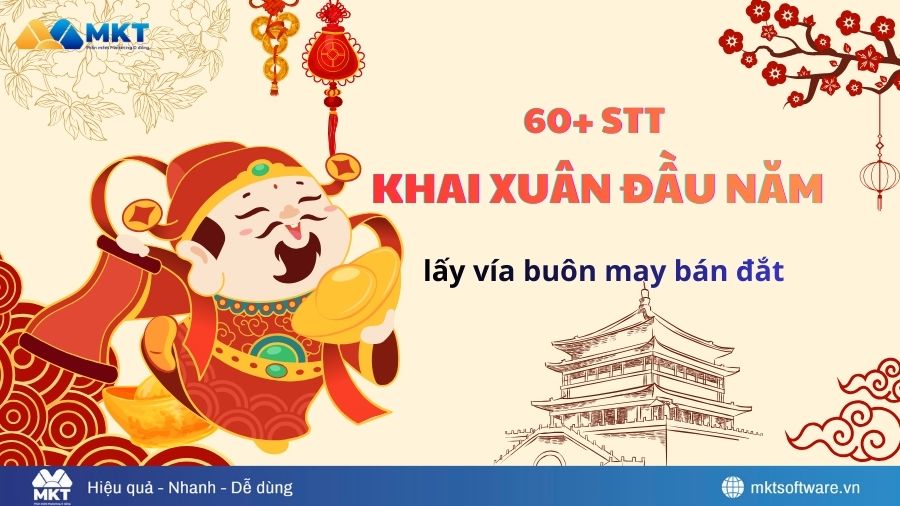 STT khai xuân đầu năm góp phần mang đến khởi đầu kinh doanh suôn sẻ