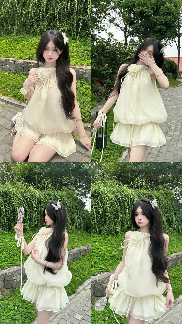 Tư thế đơn giản đúng kiểu lookbook Hàn
