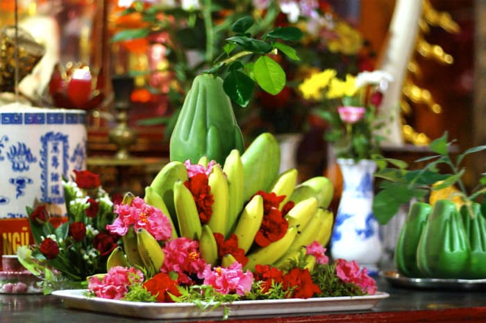 Five-fruit tray