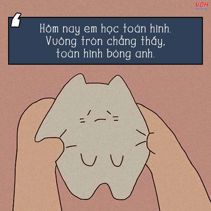 status thả thính bằng môn học 3