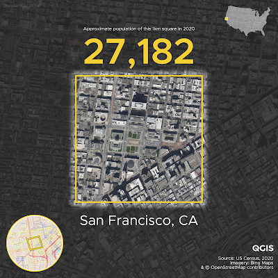 Stats, Maps n Pix: The most densely populated square km in the United States