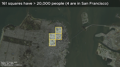 Stats, Maps n Pix: The most densely populated square km in the United States