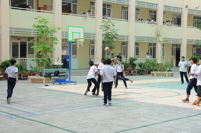  Sân chơi nơi các học sinh cùng vui chơi sau những giờ học