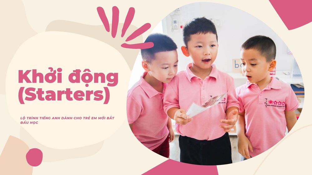lộ trình học tiếng Anh cho bé khởi động - Starter