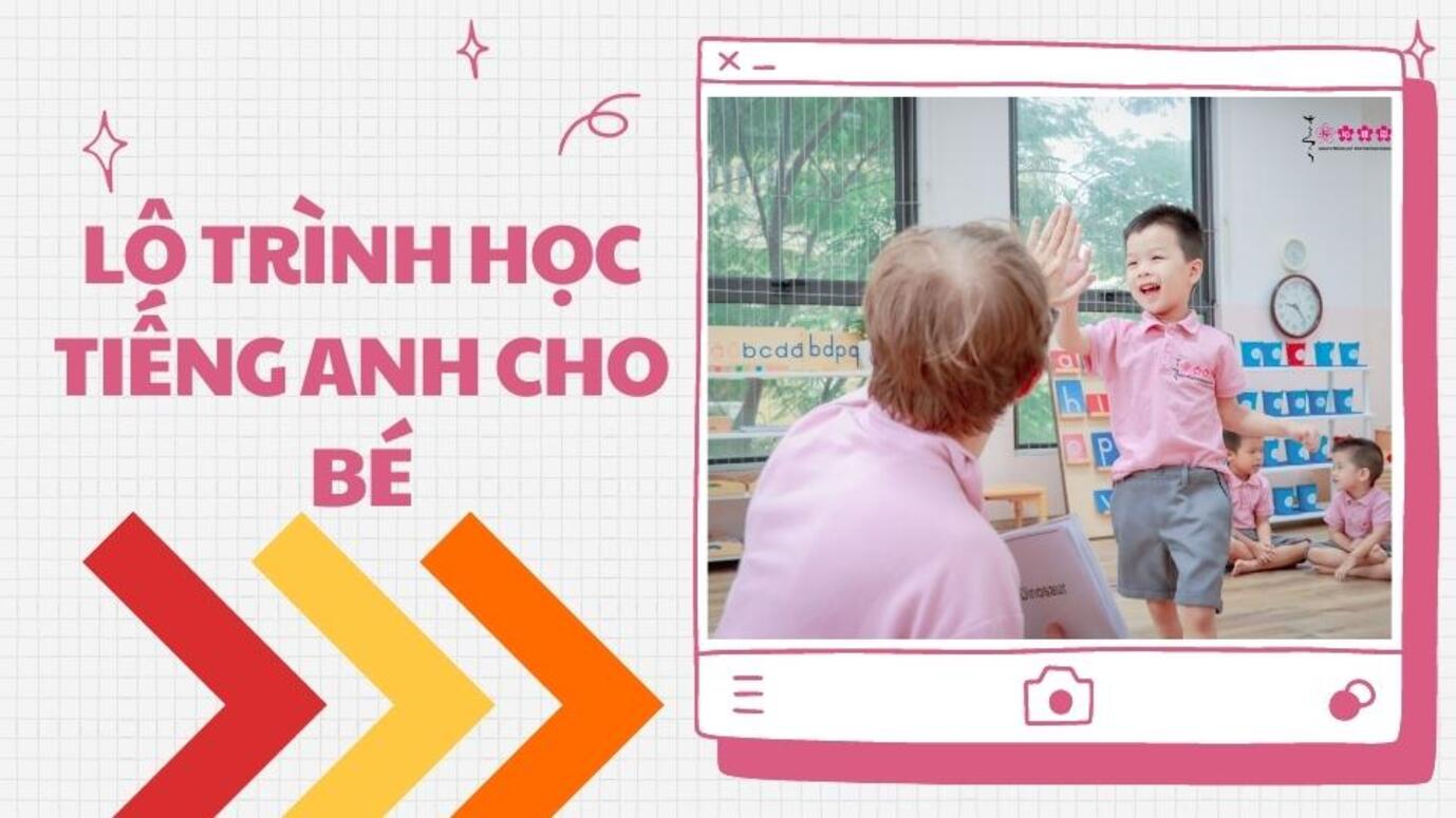 Lộ trình học tiếng Anh cho bé