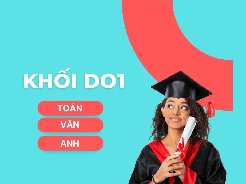 Khối D01 gồm những môn nào?