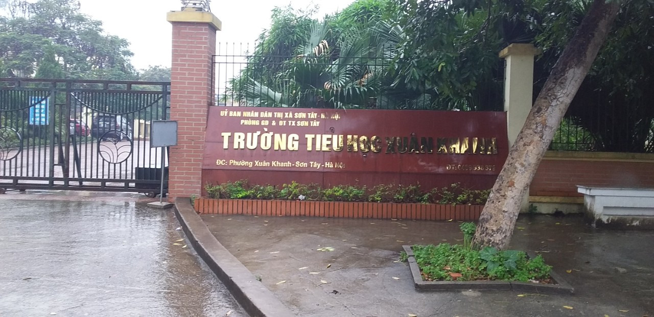 Trường Tiểu học Xuân Khanh (Sơn Tây, Hà Nội). Ảnh: TP