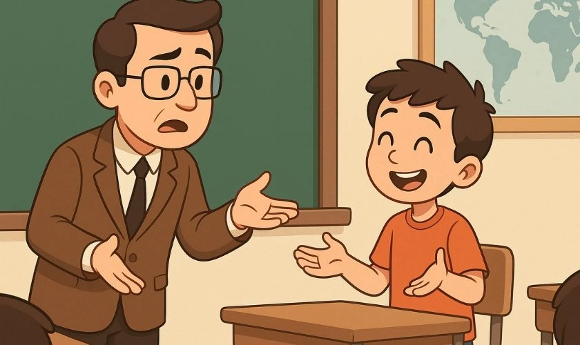 Truyện cười 20/11 tiếng Anh dễ hiểu