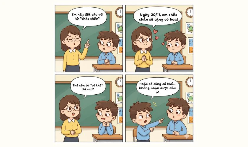 Truyện cười 20/11 - The English Class