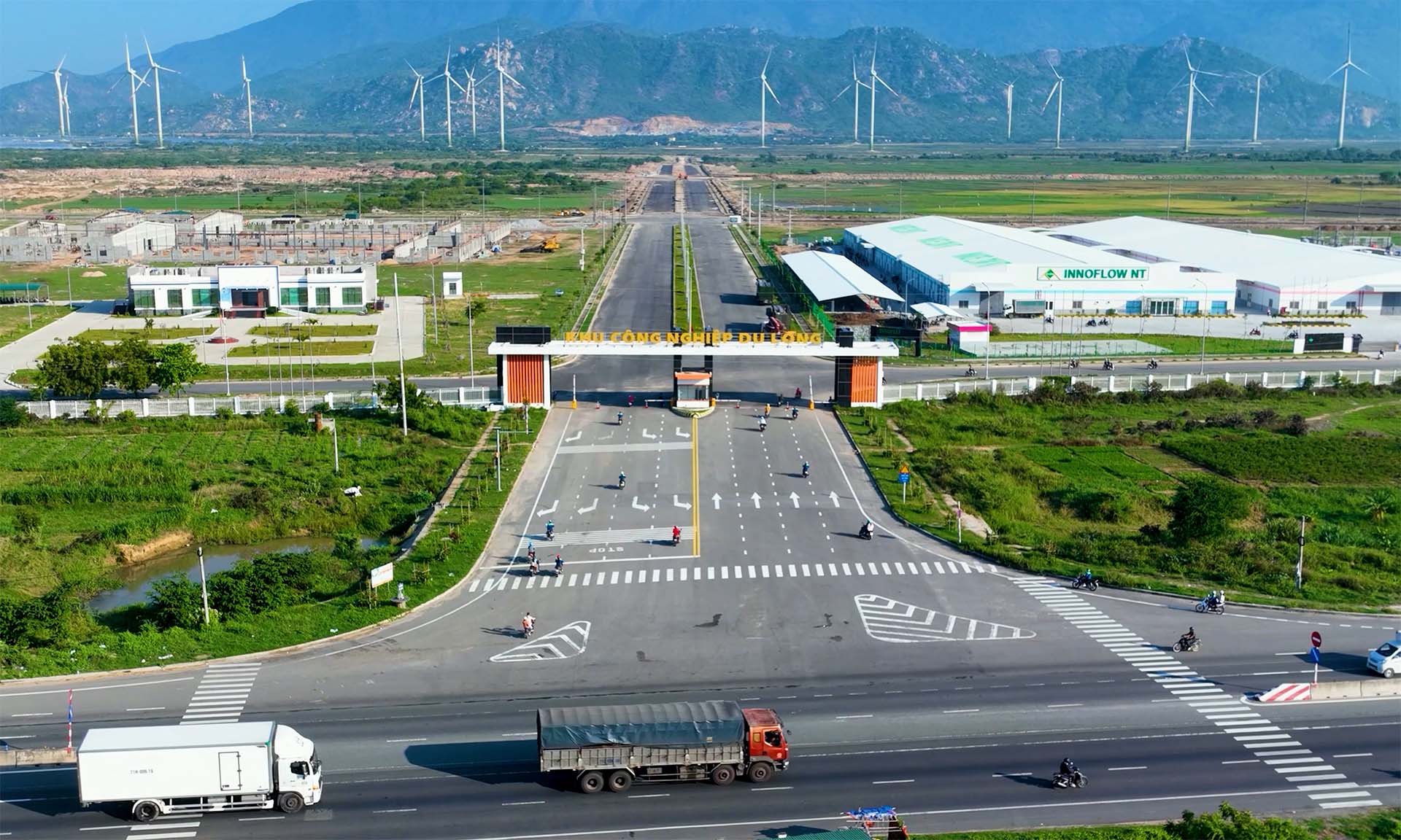 KCN Du Long tại tỉnh Ninh Thuận là 1 trong những KCN mới được phê duyệt giấy phép môi trường cho các ngành nghề đặc thù