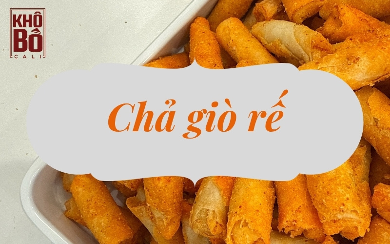 Cách làm chả giò
