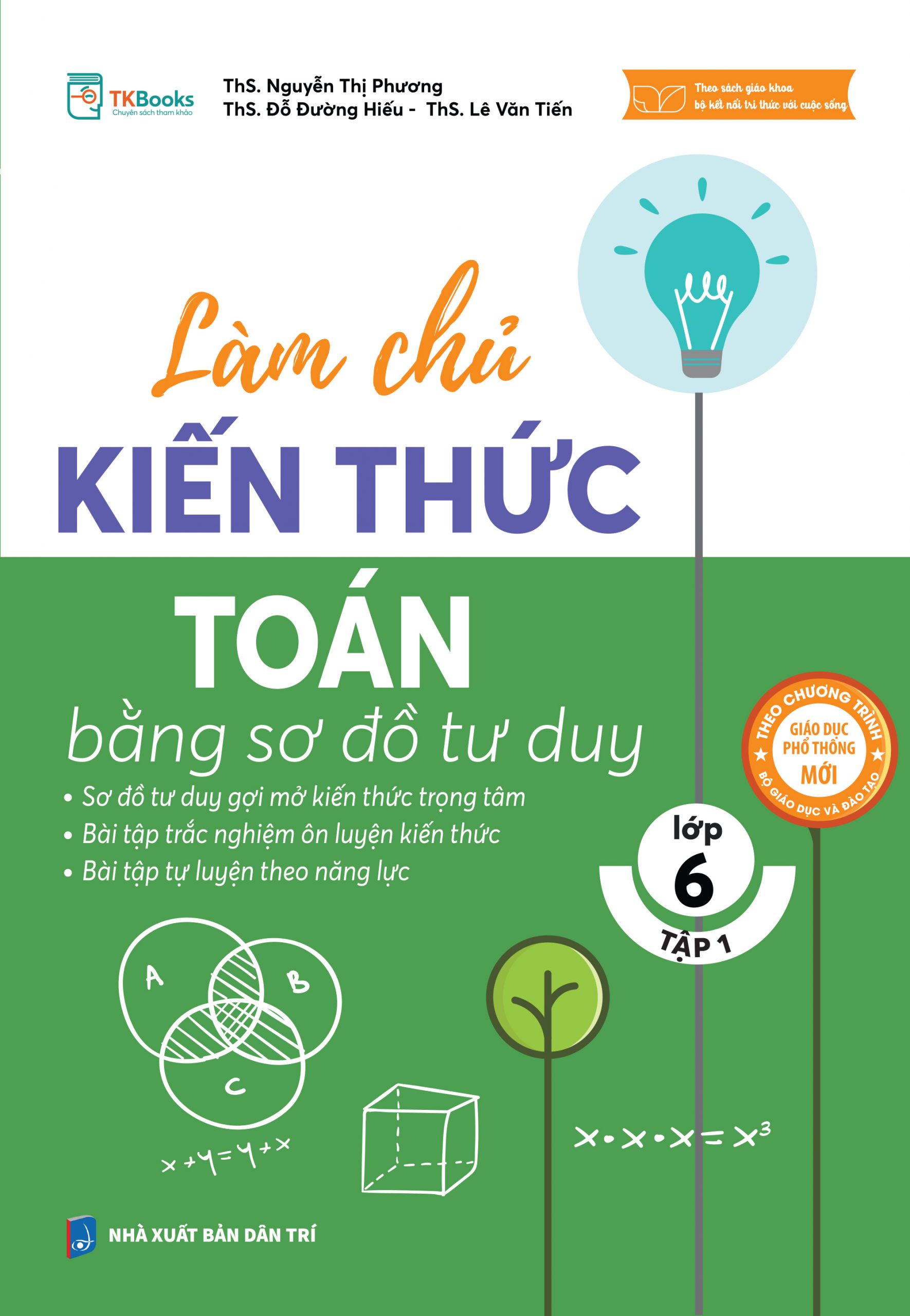 Cuốn sách Làm chủ kiến thức Toán lớp 6 bằng sơ đồ tư duy - Tập 1