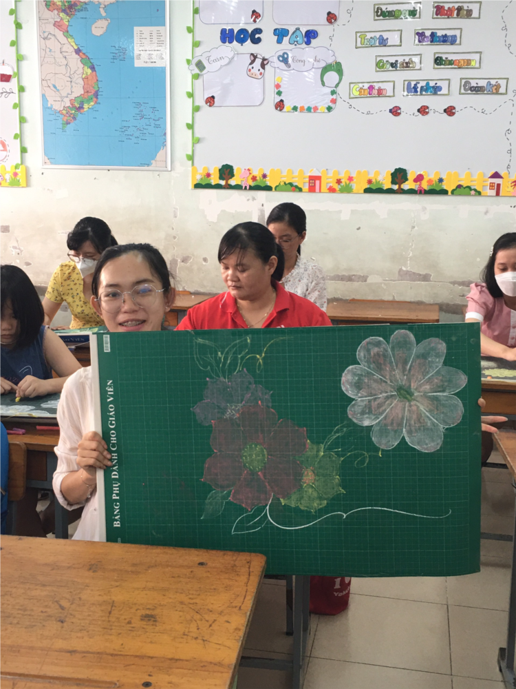 ve trang tri bang lop 11