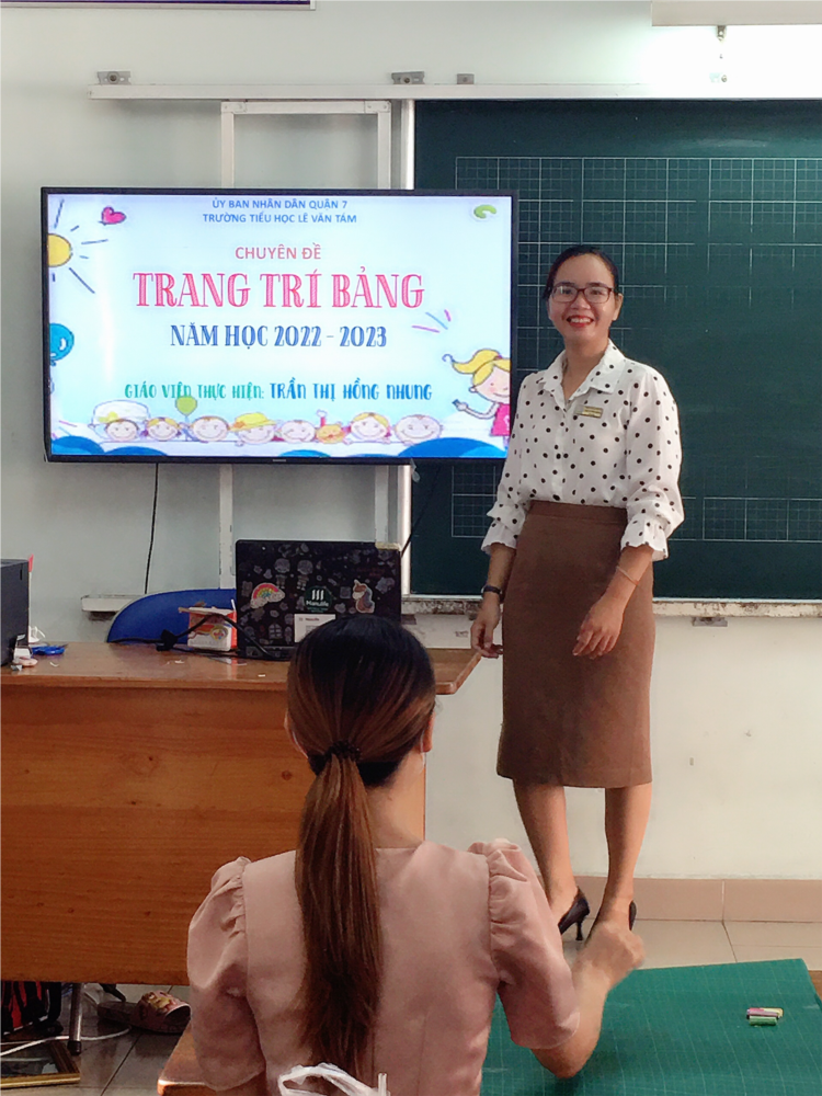 ve trang tri bang lop