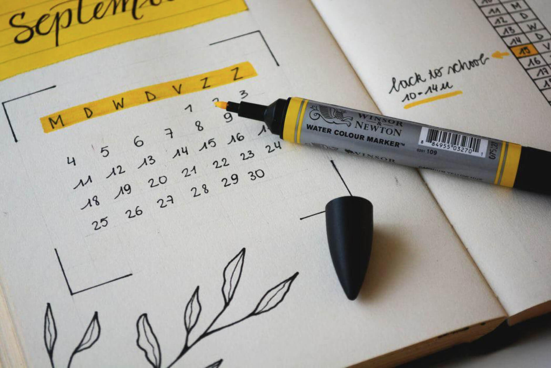 Bullet journal trang trí sổ tay đơn giản