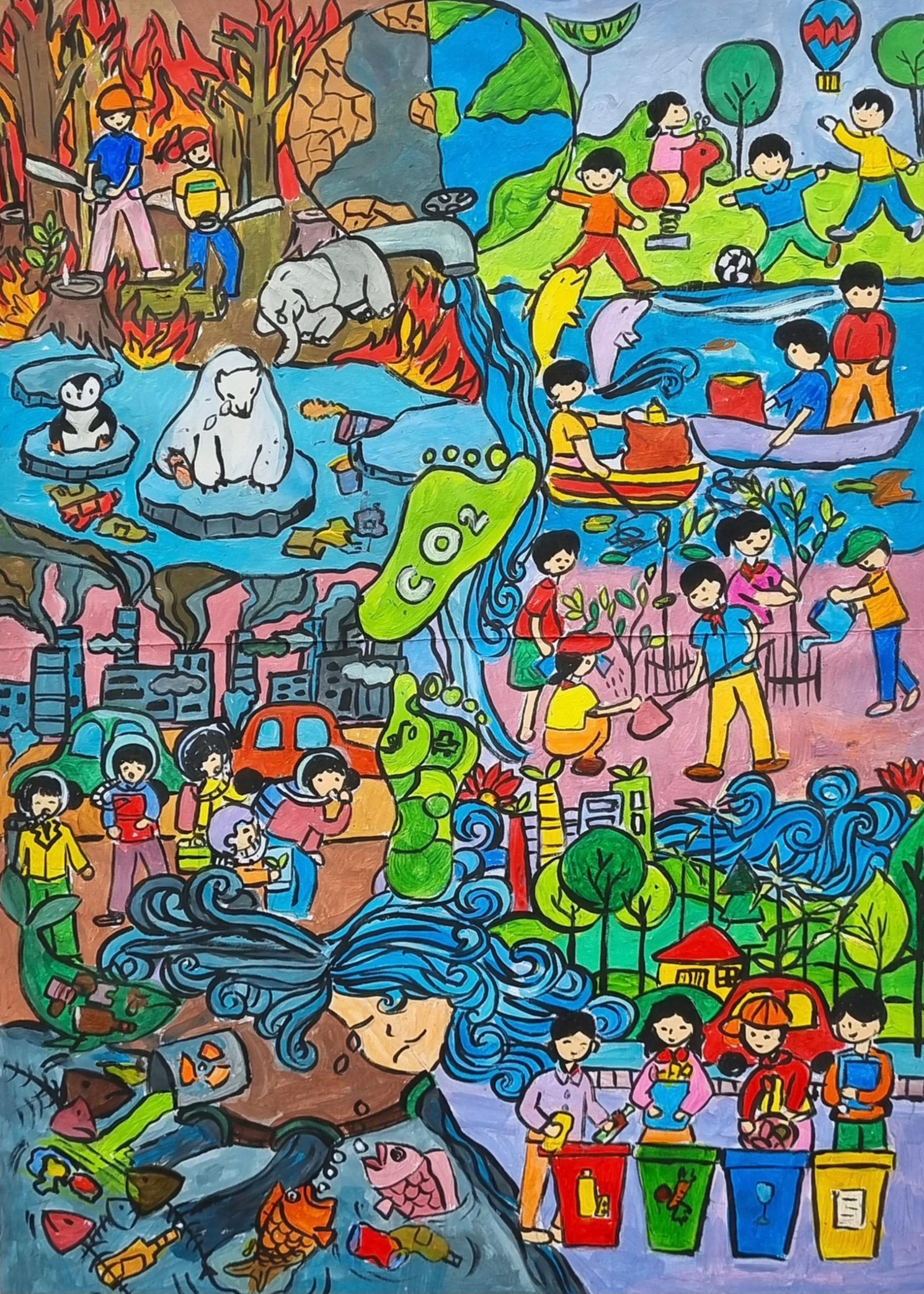 ve tranh ve hieu ung nha kinh 5