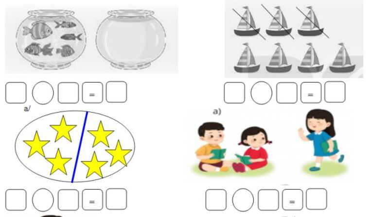 Những khó khăn bé có thể gặp phải khi học toán lớp 1 viết phép tính thích hợp là gì? (Nguồn ảnh: Sưu tầm internet)