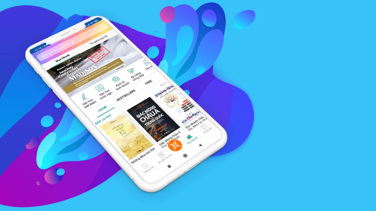 Web đọc sách online free Komo.vn