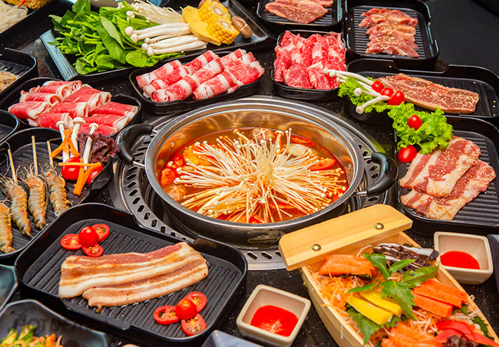 Buffet Nướng Lẩu Menu 268K Tặng Tôm Hùm Sang Chảnh Tại 668 BBQ & Hotpot