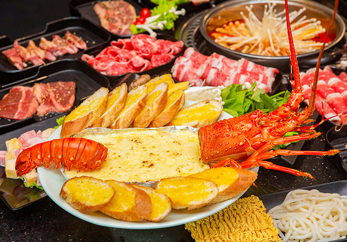 Buffet Nướng Lẩu Menu 268K Tặng Tôm Hùm Sang Chảnh Tại 668 BBQ & Hotpot