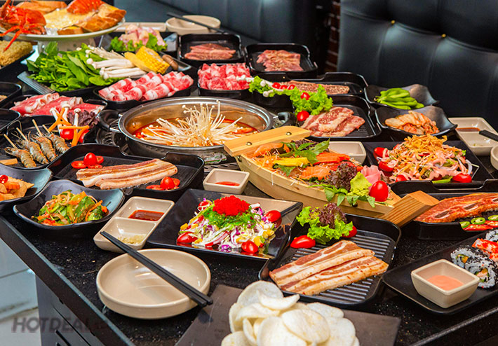 Buffet Nướng Lẩu Menu 268K Tặng Tôm Hùm Sang Chảnh Tại 668 BBQ & Hotpot