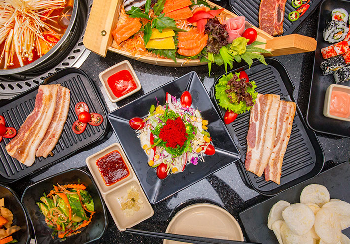 Buffet Nướng Lẩu Menu 268K Tặng Tôm Hùm Sang Chảnh Tại 668 BBQ & Hotpot