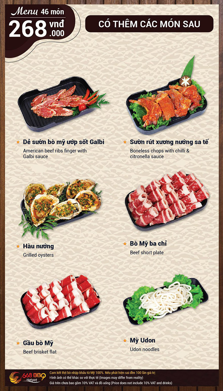 Buffet Nướng Lẩu Menu 268K Tặng Tôm Hùm Sang Chảnh Tại 668 BBQ & Hotpot