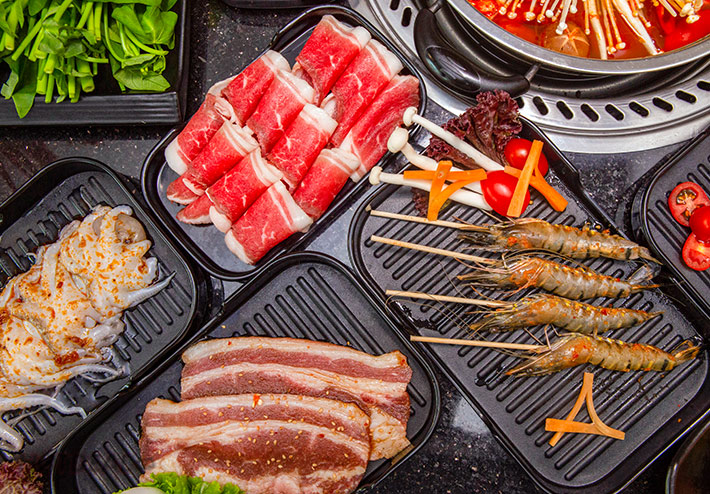 Buffet Nướng Lẩu Menu 268K Tặng Tôm Hùm Sang Chảnh Tại 668 BBQ & Hotpot