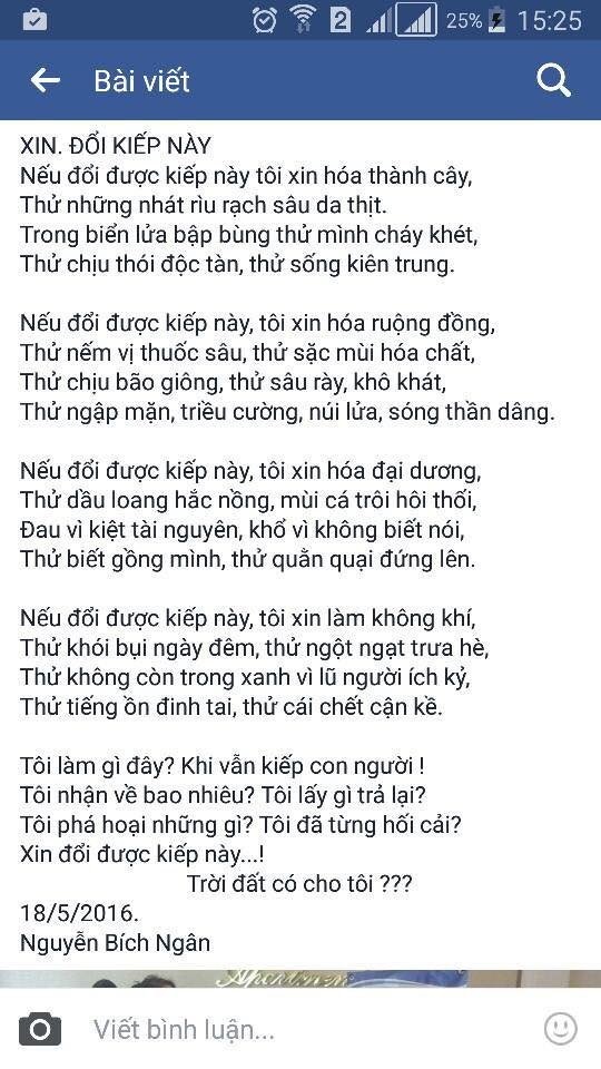 Cư dân mạng "choáng" với bài thơ của học sinh lớp 8 - 1