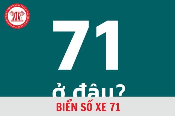 Biển số 71 của tỉnh Bến Tre và các ký hiệu khu vực như B1, B2, C1, C2, C3, C4 trên nền biển số