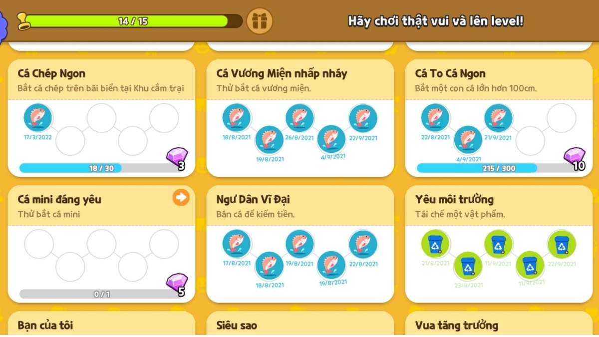 Cách kiếm kim cương trong Play Together bằng cách hoàn thành các thành tích